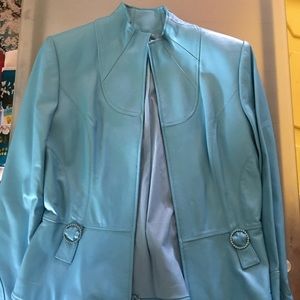 St. John’s Sport by Marie Gray Leather Jacket